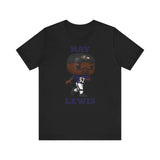 Ray Lewis Baltimore Ravens, Soft Cotton Bella and Canvas Short Sleeve Tee shirt