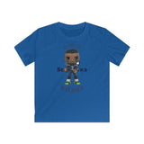 Russell Wilson Seattle Seahawks (Large), Kids Gildan Softstyle Tee Shirt