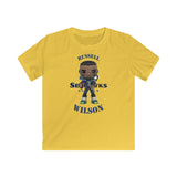 Russell Wilson Seattle Seahawks (Large), Kids Gildan Softstyle Tee Shirt
