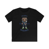 Russell Wilson Seattle Seahawks (Large), Kids Gildan Softstyle Tee Shirt