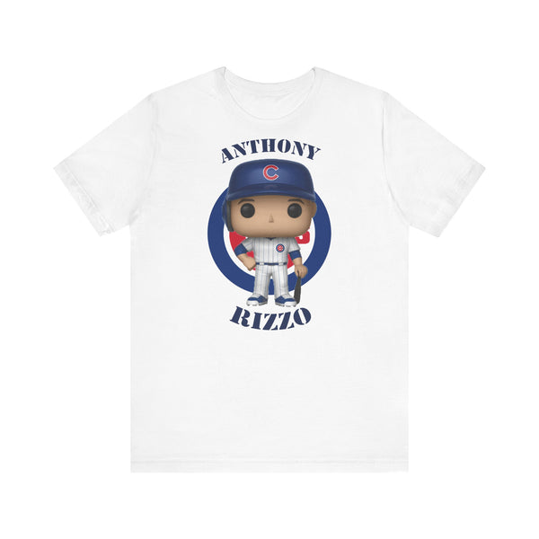 Anthony Rizzo Chicago Cubs, Soft Cotton Bella and Canvas Short Sleeve Tee shirt