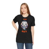 Mr Met New York Mets, Soft Cotton Bella and Canvas Short Sleeve Tee shirt