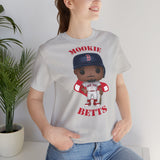 Mookie Betts Boston Red Sox, Soft Cotton Bella and Canvas Short Sleeve Tee shirt