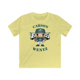 Carson Wentz Philadelphia Eagles, Kids Gildan Softstyle Tee Shirt