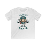 Carson Wentz Philadelphia Eagles, Kids Gildan Softstyle Tee Shirt