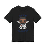 Zeke Elliott Dallas Cowboys (Throwback), Soft Cotton Bella and Canvas Short Sleeve Tee shirt