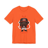 A.J Green Cincinnati Bengals, Soft Cotton Bella and Canvas Short Sleeve Tee shirt