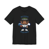 Russell Wilson Seattle Seahawks, Soft Cotton Bella and Canvas Short Sleeve Tee shirt