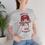 Bryce Harper Washington Nationals, Soft Cotton Bella and Canvas Short Sleeve Tee shirt
