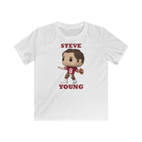 Steve Young San Francisco 49ers, Kids Gildan Softstyle Tee Shirt