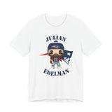 Julian Edelman New England Patriots, Soft Cotton Bella and Canvas Short Sleeve Tee shirt