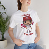 Bryce Harper Washington Nationals, Soft Cotton Bella and Canvas Short Sleeve Tee shirt