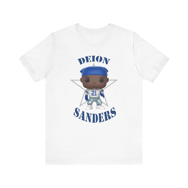 Deion Sanders Dallas Cowboys, Soft Cotton Bella and Canvas Short Sleeve Tee shirt