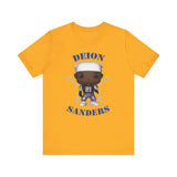 Deion Sanders Dallas Cowboys Throwback, Soft Cotton Bella and Canvas Short Sleeve Tee shirt