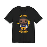 Aaron Donald L.A Rams, Soft Cotton Bella and Canvas Short Sleeve Tee shirt