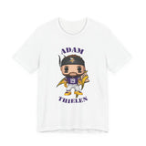 Adam Thielen Minnesota Vikings, Soft Cotton Bella and Canvas Short Sleeve Tee shirt