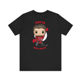 Nico Hischier New Jersey Devils, Soft Cotton Bella and Canvas Short Sleeve Tee shirt