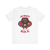 Jerry Rice San Francisco 49ers, Soft Cotton Bella and Canvas Short Sleeve Tee shirt
