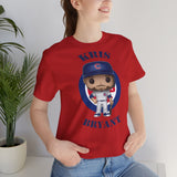 Kris Bryant Chicago Cubs, Soft Cotton Bella and Canvas Short Sleeve Tee shirt