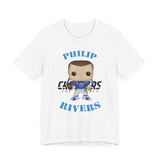 Philip Rivers L.A Chargers, Soft Cotton Bella and Canvas Short Sleeve Tee shirt