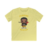 Jerome Bettis Pittsburgh Steelers, Kids Gildan Softstyle Tee Shirt