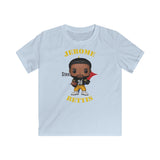 Jerome Bettis Pittsburgh Steelers, Kids Gildan Softstyle Tee Shirt