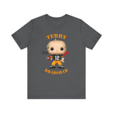 Terry Bradshaw Pittsburgh Steelers (Black), Soft Cotton Bella and Canvas Short Sleeve Tee shirt