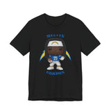 Melvin Gordon L.A Chargers, Soft Cotton Bella and Canvas Short Sleeve Tee shirt