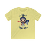 Julian Edelman New England Patriots, Kids Gildan Softstyle Tee Shirt