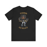 Todd Gurley L.A Rams (Large), Soft Cotton Bella and Canvas Short Sleeve Tee shirt