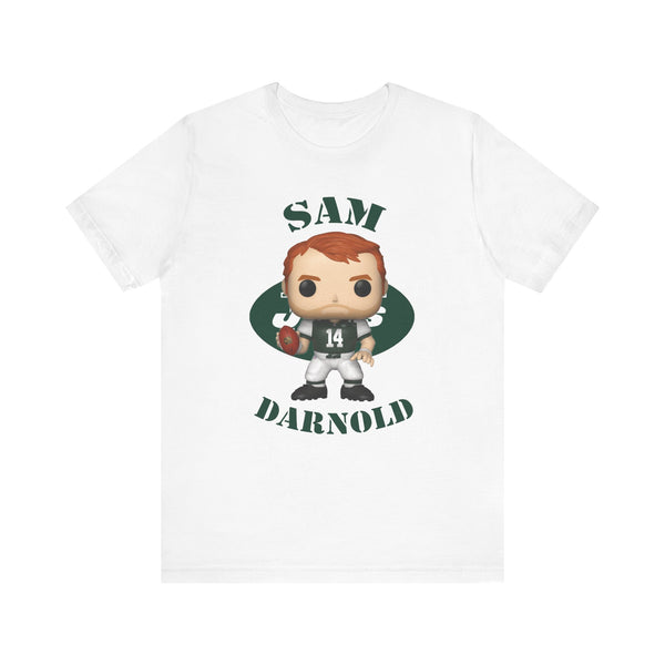 Sam Darnold New York Jets, Soft Cotton Bella and Canvas Short Sleeve Tee shirt
