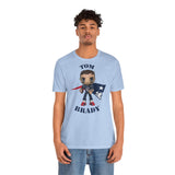 Tom Brady New England Patriots (Large), Soft Cotton Bella and Canvas Short Sleeve Tee shirt