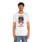 Mookie Betts Boston Red Sox, Soft Cotton Bella and Canvas Short Sleeve Tee shirt