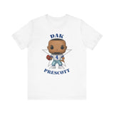 Dak Prescott Dallas Cowboys, Soft Cotton Bella and Canvas Short Sleeve Tee shirt