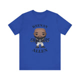 Keenan Allen L.A Chargers, Soft Cotton Bella and Canvas Short Sleeve Tee shirt