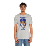 Mookie Betts L.A/Brooklyn Dodgers, Soft Cotton Bella and Canvas Short Sleeve Tee shirt