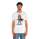 Tom Brady New England Patriots (Large), Soft Cotton Bella and Canvas Short Sleeve Tee shirt