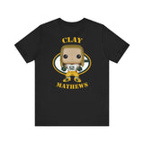 Clay Mathews Jr Green Bay Packers, Soft Cotton Bella and Canvas Short Sleeve Tee shirt