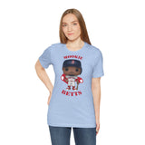 Mookie Betts Boston Red Sox, Soft Cotton Bella and Canvas Short Sleeve Tee shirt