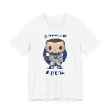 Andrew Luck Indianapolis Colts, Soft Cotton Bella and Canvas Short Sleeve Tee shirt