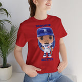 Mookie Betts L.A/Brooklyn Dodgers, Soft Cotton Bella and Canvas Short Sleeve Tee shirt