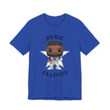 Zeke Elliott Dallas Cowboys (Throwback), Soft Cotton Bella and Canvas Short Sleeve Tee shirt