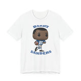 Barry Sanders Detroit Lions, Soft Cotton Bella and Canvas Short Sleeve Tee shirt