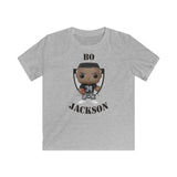 Bo Jackson Oakland Raiders, Kids Gildan Softstyle Tee Shirt