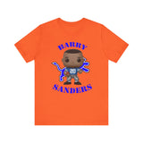 Barry Sanders Detroit Lions, Soft Cotton Bella and Canvas Short Sleeve Tee shirt