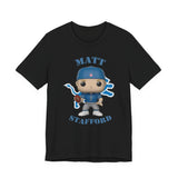 Matt Stafford Detroit Lions, Soft Cotton Bella and Canvas Short Sleeve Tee shirt