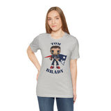 Tom Brady New England Patriots (Large), Soft Cotton Bella and Canvas Short Sleeve Tee shirt