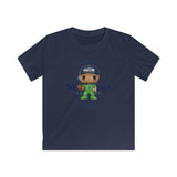 Russell Wilson Seattle Seahawks (Green), Kids Gildan Softstyle Tee Shirt