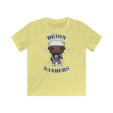 Deion Sanders Dallas Cowboys Throwback, Kids Gildan Softstyle Tee Shirt