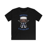 Deion Sanders Dallas Cowboys Throwback, Kids Gildan Softstyle Tee Shirt